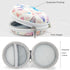 KOUJAON 4/3/FE Earbud Case Headphone Organizer Ear Bud Case Portable EVA Carrying Box Storage Bag with Carabiner