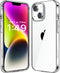 JJGoo iPhone 14 Plus Case Clear, Non-Yellowing Shockproof Slim Anti-Scratch Hard PC Back Protective Cover