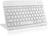 Amazon Fire HD 10 Wireless Keyboard, Universal Slim Bluetooth Keyboard with Built-in Rechargeable Battery, White