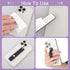 Phone Loop Finger Holder 2Pcs, Universal Silicone Grip Strap Stand for Most Smartphones (2pcs-Black) Portable Kickstand