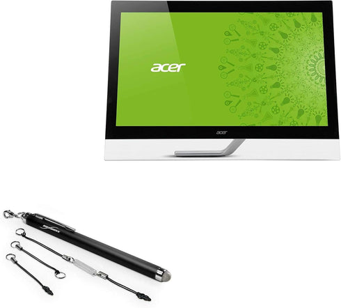 BoxWave Stylus Pen - EverTouch Capacitive Stylus for Acer T272HL (27") - Fiber Tip - Jet Black