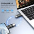Vansuny 128GB 150MB/s 3.1 2 1 Type C Flash Drive Upgraded USB Flash Drive in OTG USB A + Tape C Memory Stick