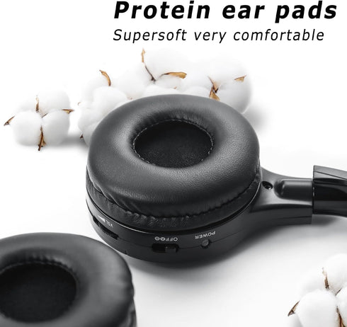 Infrared Headphones for Car DVD - Universal 2 Channel IR Headphones, On-Ear Wireless (2 Pack)