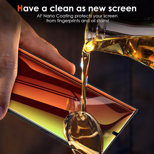 Samsung Galaxy S23 Ultra Privacy Screen Protector by LYWHL - 2 Pack, Anti-Spy, Anti-Blue Light, 6.8” Touch Sensitive