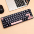 MOLGRIA Keycaps 136 Set Night Sakura - Custom PBT Cherry Profile Key Caps for Full Sized Keyboard, Keycap Puller