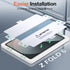 Fotbor Privacy Screen Protector for Samsung Galaxy Z Fold 6, Includes 2X Anti-Spy Film and Tempered Glass Protectors