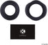 55mm Set of 2 Camera Lens Hoods, Rubber (Collapsible) + Tulip Flower, Sun Shade/Shield