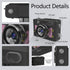 MGW Star 64GB, 1080P 120 Mini Keychain Camera Mini Retro Photo Video Camera, Minute Battery Life Portable Tiny Digital