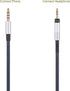 Audio Replacement Cable with In-Line Mic, Volume Control, Compatible with Sennheiser HD598, HD599, Samsung Galaxy