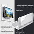 pzoz Wall Mount Cell Phone Holder for Outlet, Foldable Stand for Bathroom, Kitchen, Compatible with iPhone
