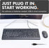 X9 Performance X9 7-Colors Large Print Backlit Computer Keyboard - Easy to See Big Letters - Lighted USB Wired Keyboard