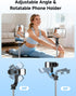 SelfieShow Mini Selfie Stick Travel Tripod for Cell Phone with Light, Extendable Selfie Stick for iPhone