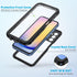 Lanhiem Case for Samsung Galaxy A25 5G, IP68 Waterproof Dustproof, Rugged Full Body Shockproof Cover, Black/Clear