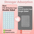 ALiHAN Silicone Suction Cup Phone Case Adhesive Mount, Double Sided, Hands-Free Phone Accessories Holder Grip