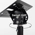 ZSHIGANMA 80lb,Heavy Universal Speaker Wall Ceiling Mounts Support up to Duty Dual Black Bookshelf Speaker Mounting