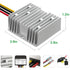 20A 240W Waterproof Voltage Converter 18V 20V 24V 36V 48V to 12V with Fuse Buck Reducer for Golf Cart (Inputs 18V-60V)