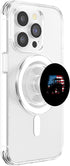 Tractor USA Flag PopSockets MagSafe PopGrip for iPhone - Patriotic Farmer Design
