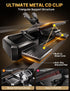 Upgraded CD Phone Mount for Car, Adjustable Universal Holder Compatible with iPhone & Android Cell Phones, Thick Cases