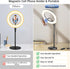 Wowcati 10'' 3 Desk Ring Light with Magnetic Phone Holder, Video Conference Podcast Lighting Kit for Laptop Computer