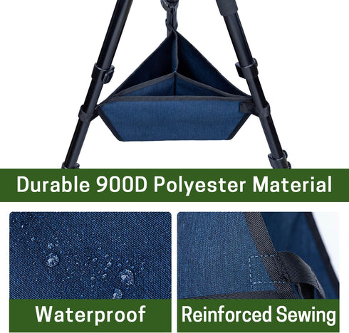 3 Tripod Stone Bag with Compartments, Heavy Duty Sand Bag for Photography