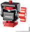 FOMITO Metal Camera Monitor Mount with 1/4" Serew and Cold Shoe, Rotary Adapter