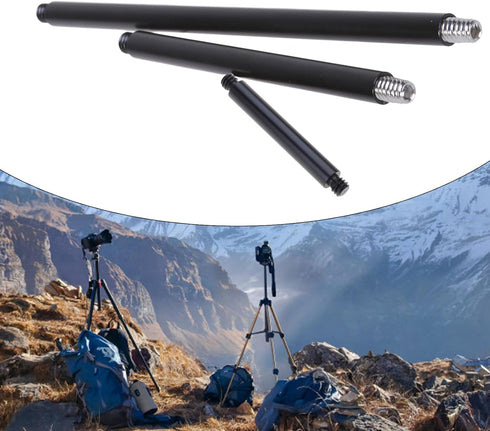 YROHGKPN 1/4" Handheld Tripods Mount Monopods Extension Rod Poles with Threaded for Stabilize for DSLR Cameras Camera