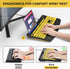 SABLUTE Large Print Keyboard Wired Computer Keyboards with Wrist Rest, Big Letters Easy to Read for Windows