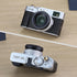 Haoge LH-X51B 2in1 All Metal Ultra-Thin Lens Hood with Adapter Ring Set for Fuji X100VI & FinePix X100V Black