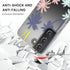 MYBAT PRO Slim Cute Clear Crystal Mood Series Case for Samsung Galaxy S22, 6.1 Inch Pastel Palms Military Grade
