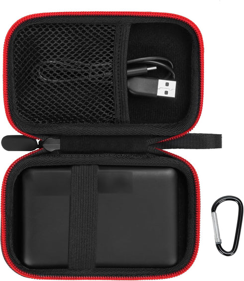 Magnetic Portable Charger Case for Anker 621/622/633/321/324, Fits Anker PowerCore 5000/10000mAh (Black)