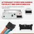 1999-2005 2001-2006 RED WOLF Radio Wiring Harness Fit for Hyundai Sonata Accent Kia Amanti Optima Sedona Aftermarket