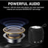UrbanX Bluetooth Speaker: Powerful Stereo Sound, IPX7 Waterproof, True Wireless Stereo Pairing, Portable Design - Black