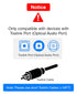 1x2 (1 2 LPCM2.0, Dolby 5.1)- BlueRigger Digital Optical Audio Splitter in Out Unidirectional Toslink Splitter, Support