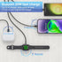 4 in 2 iWatch Charger Cable for Apple Watch/iPhone/Airpods, 3M Multi Charging Cable Travel Watch Charger Cord
