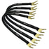 CESS-028L HiFi Premium Speaker Cable Jumpers, 8 Inches, 4 Pack (Large Fork)