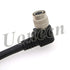 Uonecn Hirose 12 Pin Female Right Angle to Open End Power Cable for Hitachi Coaxial Cord, 39 inches