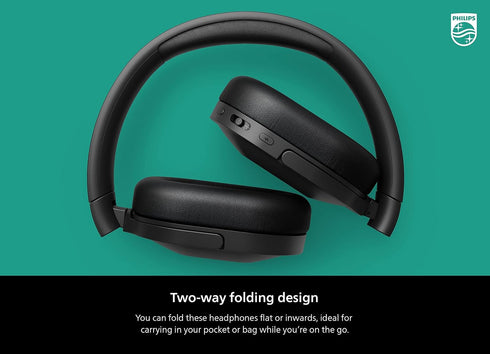 Philips Active Noise Cancelling Bluetooth Headphones H6506, Lightweight, 30h Playtime, Deep Bass