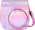 Phetium Instant Camera Case for Instax Mini 11/12, PU Leather Bag with Pocket and Adjustable Shoulder Strap (Magic Pink)