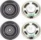 uxcell 4pcs 0.5W 8 Ohm DIY Magnetic Speaker 36mm Round-Shape Replacement Loudspeaker