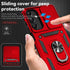 for Samsung A15 5G Case with Screen Protectors and Camera Cover, Military Grade Drop Tested - Red