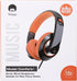 Shop rockpapa Comfort+ Kids Over-Ear Headphones, Wired with Microphone & Volume Control for School, Black/Orange.