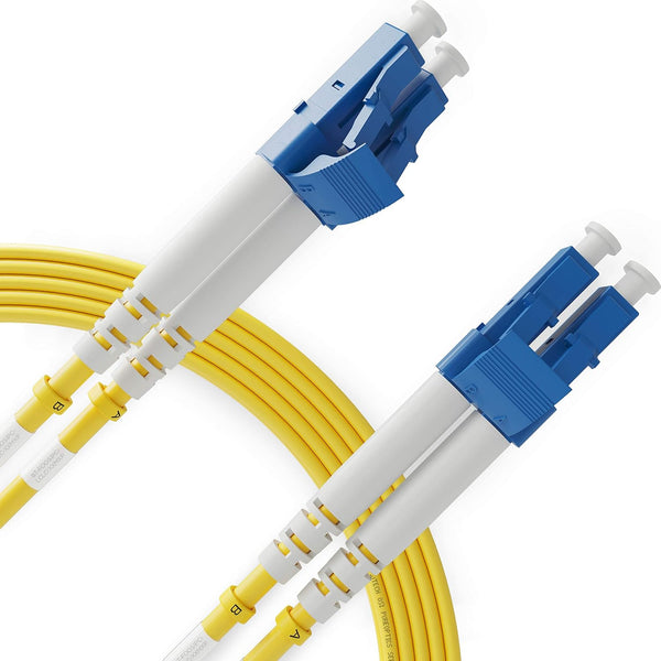BEYONDTECH LC to LC Fiber Patch Cable, Single Mode Duplex, 2m (6.56ft), 9/125um