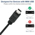 SaiTech IT USB 2.0 A to Mini 5 pin B Cable for External HDDs/Camera/Card Readers/MP3 Player (Black, 10 Pack, 3 Feet)