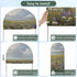 Jnbasdffb 7.2 Spring Floral Wedding Arch Cover,Stretchy Spandex Arch Backdrop Stand Covers FT,Modern Oil Painting