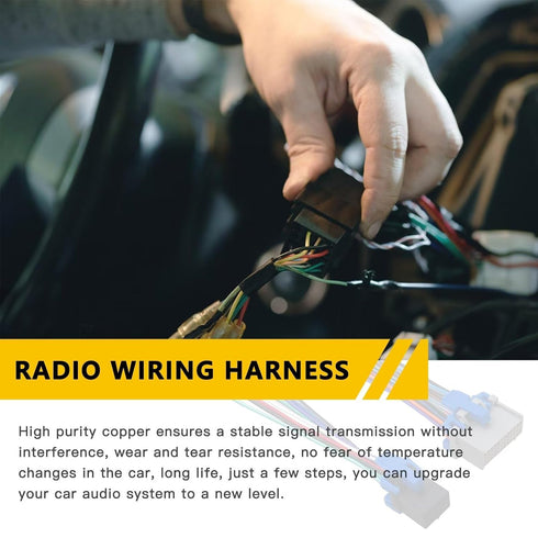 71-2003-1 TRAILBLAZER 2003 2004 2005 2006 2007 2008 2009,XSPANDER Car Stereo Radio Wiring Harness Plug Kit Replaces