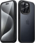 JETech iPhone 15 Pro Case: Matte Shockproof Military Grade Drop Protection, Frosted Translucent Back Cover - 6.1 inch
