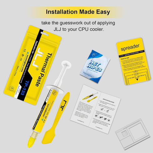 JLJ Thermal Paste, 6g High Performance CPU Thermal Compound for Heatsink and Processors