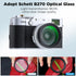 Haoge LUV-X54B X100VI X100V Metal Lens Hood with MC UV Protection Multicoated Ultraviolet Lens Filter for Fujifilm Fuji