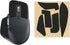 kwmobile Mouse Grip Tape Compatible with Logitech MX Master 3S, Non-Slip Faux Leather Grip Tape - Black