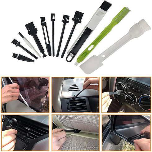 Keyboard Cleaner Brush - 19PCS Anti-Static Computer Cleaning Kit with Tweezers, Portable Dusty Brush for Home